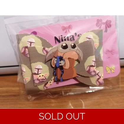 Star Wars Mandalorian Grogu Single Bow